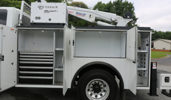 2019 International MV607 Extended Cab Service Truck, Cummins Diesel, Allison Auto, Air Ride, 170k Miles, Stellar 12621 Crane full
