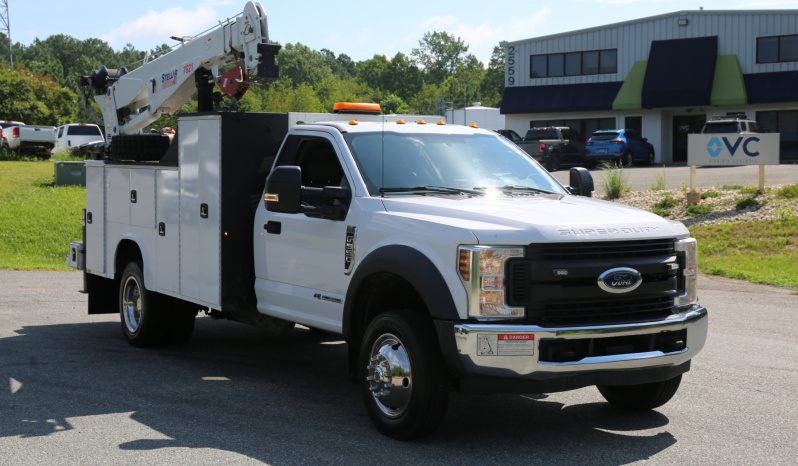 2019 Ford F-550 Mechanics Truck, Diesel, Stellar 7621 Crane, Compressor, Drawers, 200k Miles full