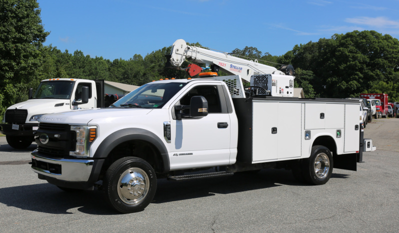 2019 Ford F-550 Mechanics Truck, Diesel, Stellar 7621 Crane, Compressor, Drawers, 200k Miles full