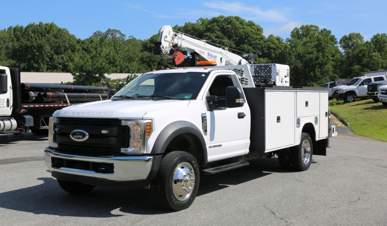 2019 Ford F-550 Mechanics Truck, Diesel, Stellar 7621 Crane, Compressor, Drawers, 200k Miles full