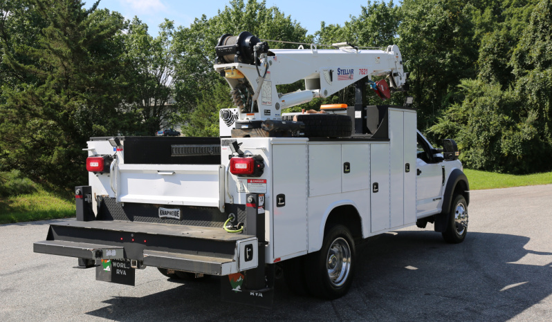 2019 Ford F-550 Mechanics Truck, Diesel, Stellar 7621 Crane, Compressor, Drawers, 200k Miles full