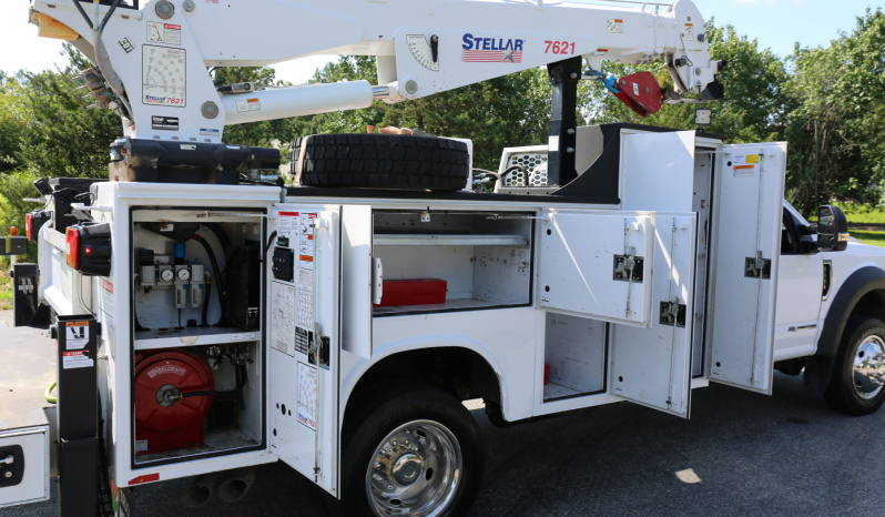 2019 Ford F-550 Mechanics Truck, Diesel, Stellar 7621 Crane, Compressor, Drawers, 200k Miles full
