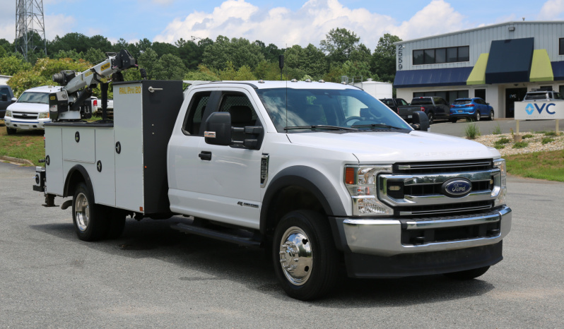 2020 Ford F-550 Extended Cab Service Truck, 4WD, Diesel, 11′ PalPro20 Mechanics Body, 4016 Palfinger Crane, 110k Miles full