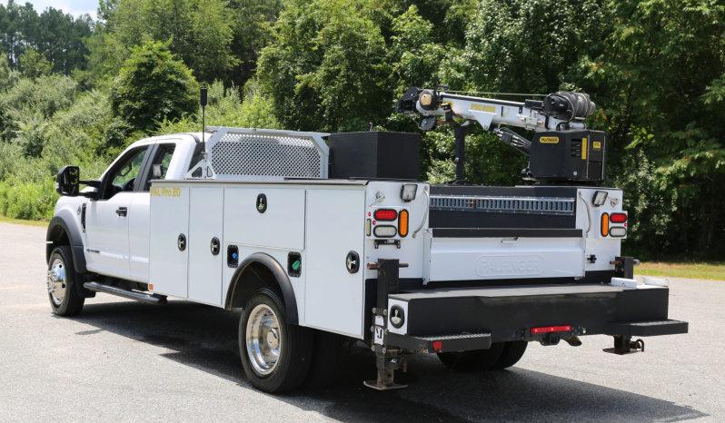2020 Ford F-550 Extended Cab Service Truck, 4WD, Diesel, 11′ PalPro20 Mechanics Body, 4016 Palfinger Crane, 110k Miles full