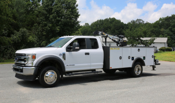 2020 Ford F-550 Extended Cab Service Truck, 4WD, Diesel, 11′ PalPro20 Mechanics Body, 4016 Palfinger Crane, 110k Miles full