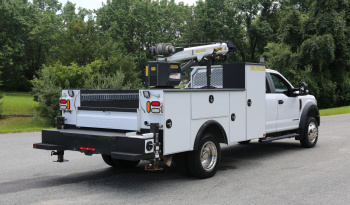 2020 Ford F-550 Extended Cab Service Truck, 4WD, Diesel, 11′ PalPro20 Mechanics Body, 4016 Palfinger Crane, 110k Miles full