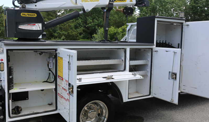 2020 Ford F-550 Extended Cab Service Truck, 4WD, Diesel, 11′ PalPro20 Mechanics Body, 4016 Palfinger Crane, 110k Miles full