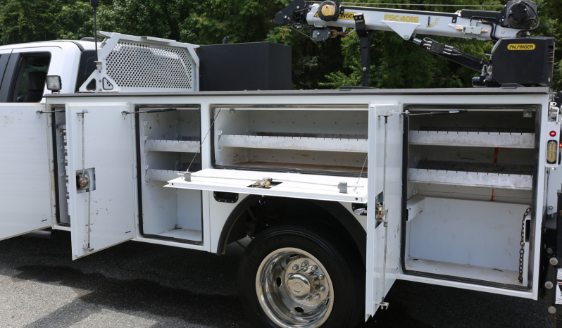 2020 Ford F-550 Extended Cab Service Truck, 4WD, Diesel, 11′ PalPro20 Mechanics Body, 4016 Palfinger Crane, 110k Miles full