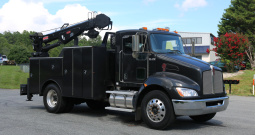 2019 Kenworth T270, PX7 Diesel, Under CDL, Air Ride Rear, Summit 11′ Mechanics Body, 10k Crane, 183k Miles, 5300 Hours