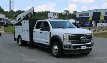 2023 Ford F-550 Mechanics Truck, Crew Cab, 4×4, 46k Miles, Stellar TMAX Service Bed, 7621 Crane, Compressor, Drawers full