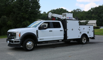 2023 Ford F-550 Mechanics Truck, Crew Cab, 4×4, 46k Miles, Stellar TMAX Service Bed, 7621 Crane, Compressor, Drawers full