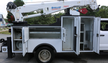 2023 Ford F-550 Mechanics Truck, Crew Cab, 4×4, 46k Miles, Stellar TMAX Service Bed, 7621 Crane, Compressor, Drawers full