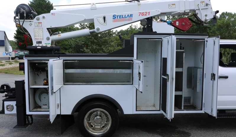 2023 Ford F-550 Mechanics Truck, Crew Cab, 4×4, 46k Miles, Stellar TMAX Service Bed, 7621 Crane, Compressor, Drawers full