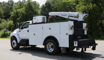 2011 Ford F750 Service Truck, Under CDL, 11′ Knapheide Mechanics Bed, Stellar 10621 Crane, Boss Compressor, Drawers, 238k Miles full