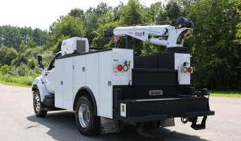 2011 Ford F750 Service Truck, Under CDL, 11′ Knapheide Mechanics Bed, Stellar 10621 Crane, Boss Compressor, Drawers, 238k Miles full
