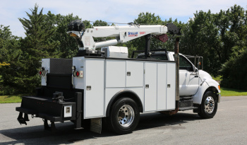 2011 Ford F750 Service Truck, Under CDL, 11′ Knapheide Mechanics Bed, Stellar 10621 Crane, Boss Compressor, Drawers, 238k Miles full