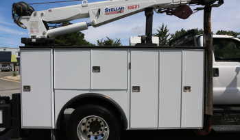 2011 Ford F750 Service Truck, Under CDL, 11′ Knapheide Mechanics Bed, Stellar 10621 Crane, Boss Compressor, Drawers, 238k Miles full