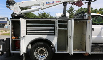 2011 Ford F750 Service Truck, Under CDL, 11′ Knapheide Mechanics Bed, Stellar 10621 Crane, Boss Compressor, Drawers, 238k Miles full