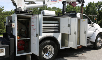 2011 Ford F750 Service Truck, Under CDL, 11′ Knapheide Mechanics Bed, Stellar 10621 Crane, Boss Compressor, Drawers, 238k Miles full