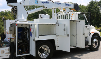 2006 International 4400, DT466, Eaton 10spd, 11′ Brutus Service Body, Maxilift 10,000 Crane, Compressor, Waste Tank, Drawers full