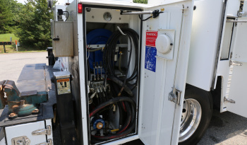 2006 International 4400, DT466, Eaton 10spd, 11′ Brutus Service Body, Maxilift 10,000 Crane, Compressor, Waste Tank, Drawers full