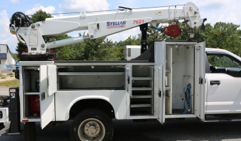 2018 Ford F-550 Service Truck, 11′ Mechanics Body, Stellar 7621 Crane, Compressor, CTech Drawers, Diesel, 4×4, 184k Miles full