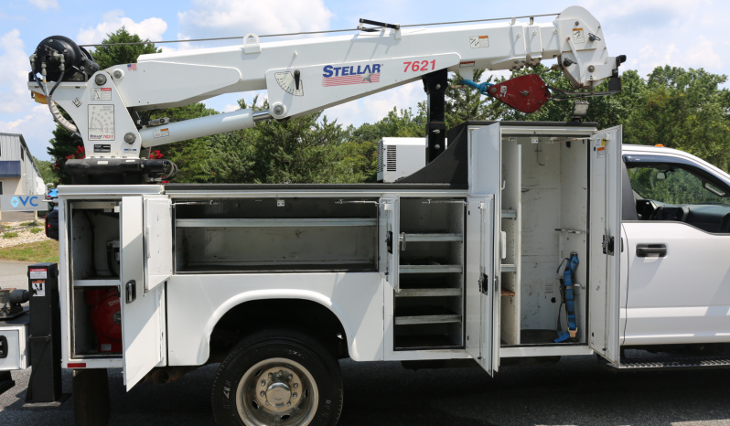 2018 Ford F-550 Service Truck, 11′ Mechanics Body, Stellar 7621 Crane, Compressor, CTech Drawers, Diesel, 4×4, 184k Miles full