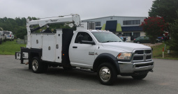 2016 Ram 5500 Service Truck, Cummins Diesel, 212k Miles, Maintainer 11′ Service Body, H6520 Crane, Compressor, Drawers