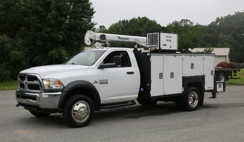 2016 Ram 5500 Service Truck, Cummins Diesel, 212k Miles, Maintainer 11′ Service Body, H6520 Crane, Compressor, Drawers full