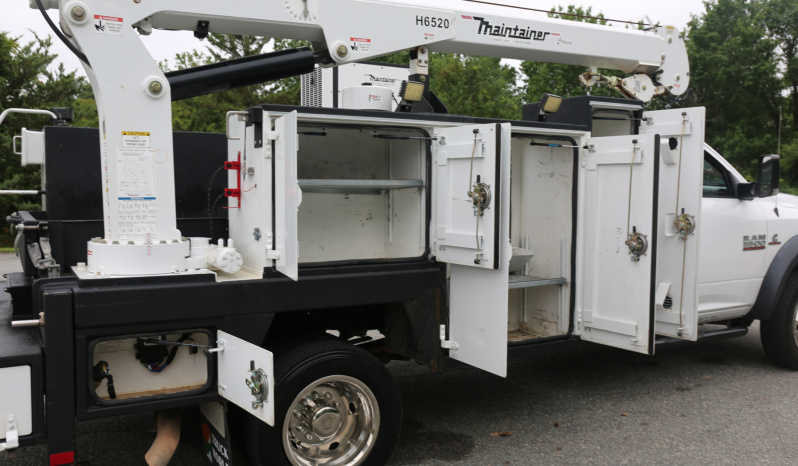 2016 Ram 5500 Service Truck, Cummins Diesel, 212k Miles, Maintainer 11′ Service Body, H6520 Crane, Compressor, Drawers full