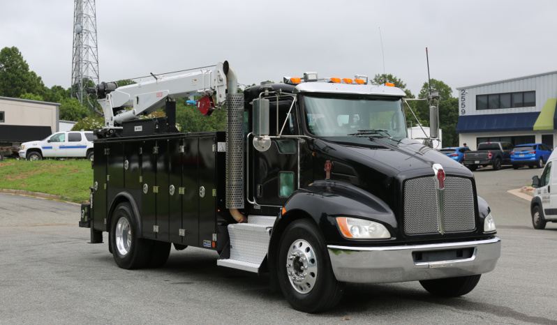 2017 Kenworth T370 Mechanics Truck, Paccar PX9 Diesel, TMAX 14′ Bed, Stellar 12630 Crane, 119k Miles, Eaton 8LL full