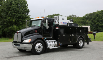 2017 Kenworth T370 Mechanics Truck, Paccar PX9 Diesel, TMAX 14′ Bed, Stellar 12630 Crane, 119k Miles, Eaton 8LL full