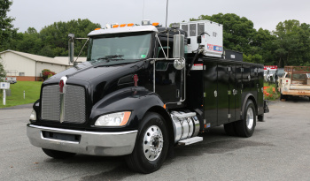 2017 Kenworth T370 Mechanics Truck, Paccar PX9 Diesel, TMAX 14′ Bed, Stellar 12630 Crane, 119k Miles, Eaton 8LL full