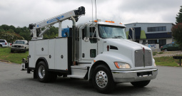 2019 Kenworth T270 Service Truck, Under CDL, Air Ride Rear, 138k Miles. 12k Autocrane, Miller Welder, Compressor
