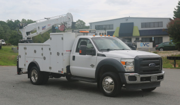 2015 Ford F-550 Service Truck, Stellar TMAX Service Body, 7621 Crane, Compressor, Drawers, 152k Miles, 4×4 full