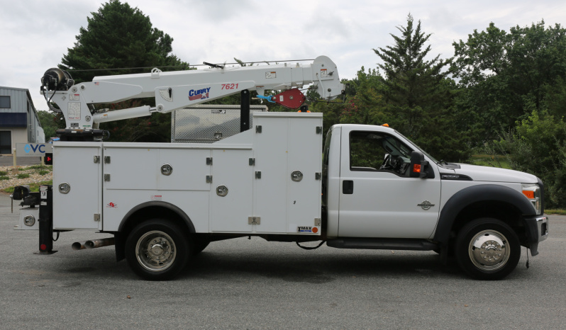 2015 Ford F-550 Service Truck, Stellar TMAX Service Body, 7621 Crane, Compressor, Drawers, 152k Miles, 4×4 full