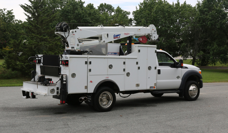 2015 Ford F-550 Service Truck, Stellar TMAX Service Body, 7621 Crane, Compressor, Drawers, 152k Miles, 4×4 full
