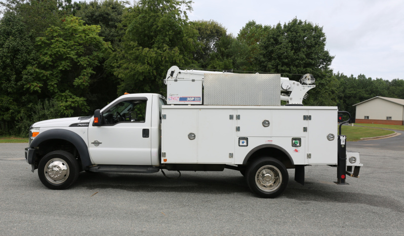 2015 Ford F-550 Service Truck, Stellar TMAX Service Body, 7621 Crane, Compressor, Drawers, 152k Miles, 4×4 full