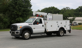 2015 Ford F-550 Service Truck, Stellar TMAX Service Body, 7621 Crane, Compressor, Drawers, 152k Miles, 4×4 full