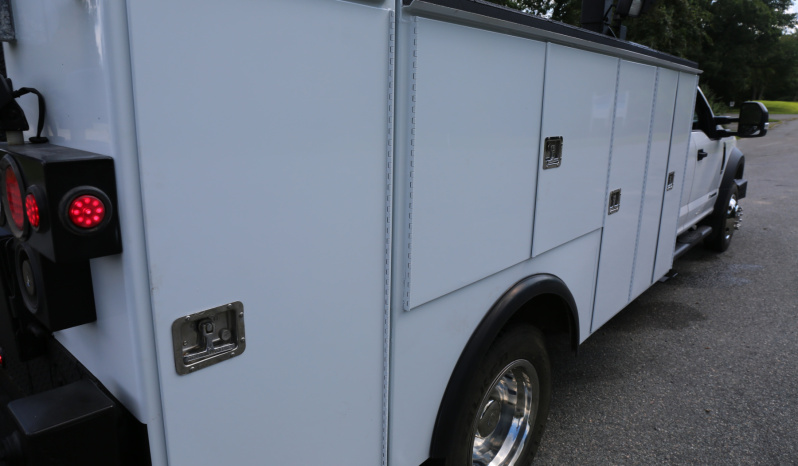 Pending Sale: 2022 Ford F-550 Crew Cab Service Truck, 11′ Stellar Mechanics Bed, 33k Miles, 4×4, 7621 Crane, Drawers full