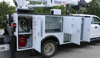 Pending Sale: 2022 Ford F-550 Crew Cab Service Truck, 11′ Stellar Mechanics Bed, 33k Miles, 4×4, 7621 Crane, Drawers full