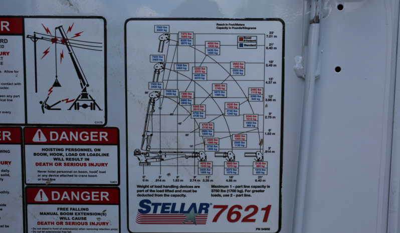 Pending Sale: 2022 Ford F-550 Crew Cab Service Truck, 11′ Stellar Mechanics Bed, 33k Miles, 4×4, 7621 Crane, Drawers full