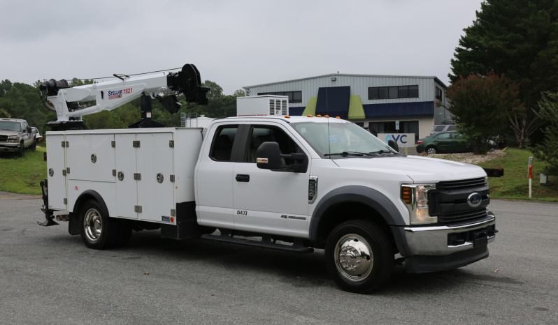 2019 Ford F-550 Service Truck, Stellar TMAX Mechanics Body, 7621 Crane, 106k Miles, 1 Owner, 4×4, Diesel full