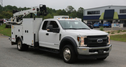 Pending Sale: 2018 Ford F-550 Extended Cab Service Truck, IMT Dominator Bed, 7500-22 Crane, Drawers, Product Tanks, Compressor, 214k Miles, 4×4, Diesel