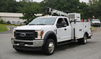 2018 Ford F-550 Extended Cab Service Truck, IMT Dominator Bed, 7500-22 Crane, Drawers, Product Tanks, Compressor, 214k Miles, 4×4, Diesel full