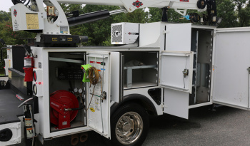 2018 Ford F-550 Extended Cab Service Truck, IMT Dominator Bed, 7500-22 Crane, Drawers, Product Tanks, Compressor, 214k Miles, 4×4, Diesel full