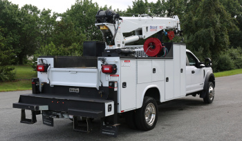 Pending Sale: 2020 Ford F-550 Extended Cab Service Truck, 150k Miles, 1 Owner, Stellar 7621 Crane, Drawers, Compressor full