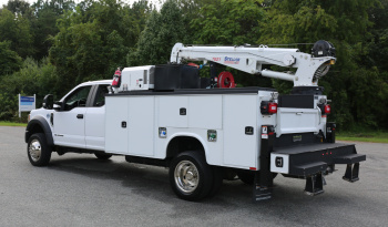Pending Sale: 2020 Ford F-550 Extended Cab Service Truck, 150k Miles, 1 Owner, Stellar 7621 Crane, Drawers, Compressor full