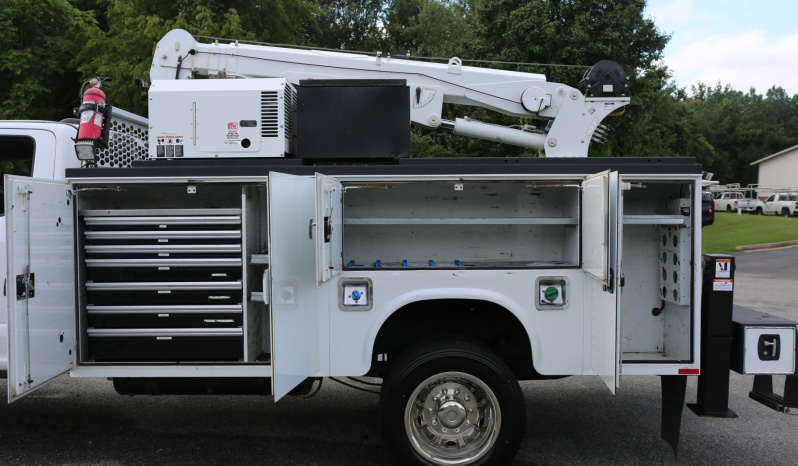 Pending Sale: 2020 Ford F-550 Extended Cab Service Truck, 150k Miles, 1 Owner, Stellar 7621 Crane, Drawers, Compressor full