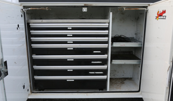 Pending Sale: 2020 Ford F-550 Extended Cab Service Truck, 150k Miles, 1 Owner, Stellar 7621 Crane, Drawers, Compressor full